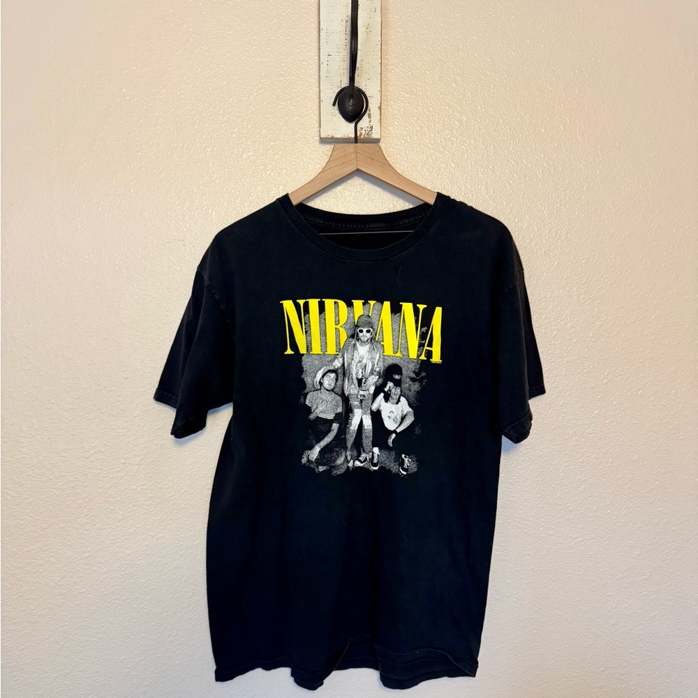 Nirvana Black Graphic T-Shirt